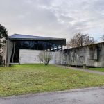 Trauerhalle auf dem Friedhof Westhausen in Frankfurt